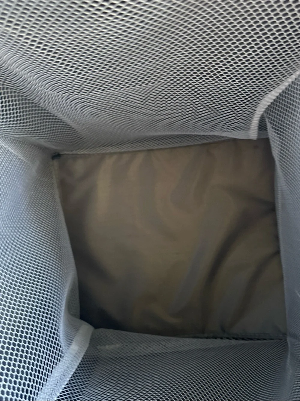 Double Laundry Hamper Collapsible Mesh Bag Closet Space Storage